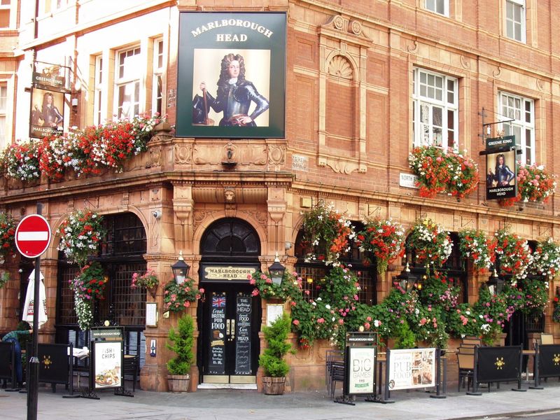 Marlborough Head W1K-1 Aug 2017. (Pub, External, Key). Published on 27-08-2017