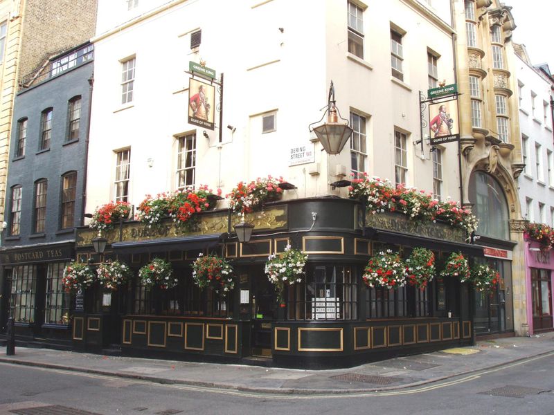 Duke of York W1S-1 Aug 2017. (Pub, External, Key). Published on 27-08-2017