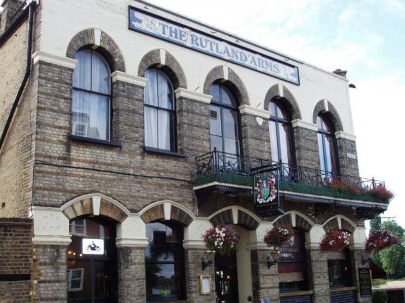 Hammersmith, Rutland Arms. (Pub, External, Sign). Published on 04-08-2013 
