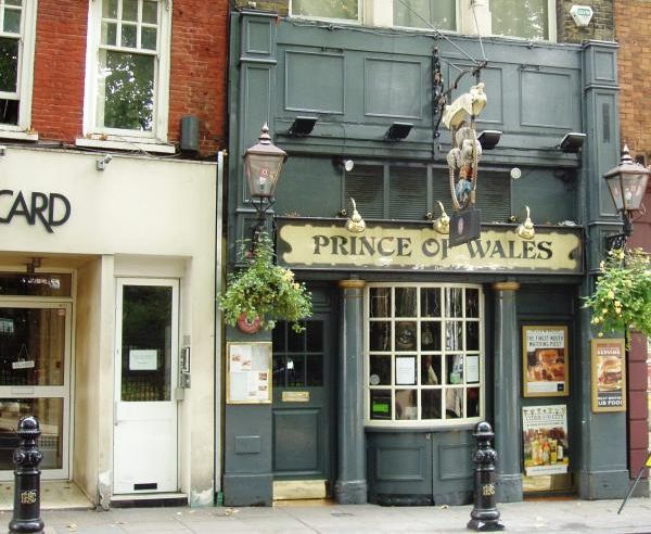 Prince of Wales W8 Aug 2015. (Pub, External, Key). Published on 23-08-2015
