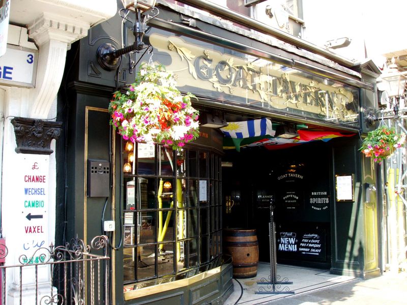 Goat Tavern W8 July 2018. (Pub, External, Key). Published on 01-07-2018