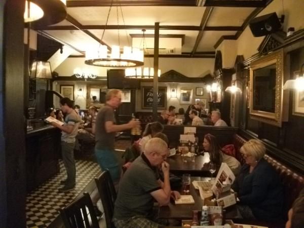 Internal view. (Pub, Bar, Customers). Published on 08-08-2015