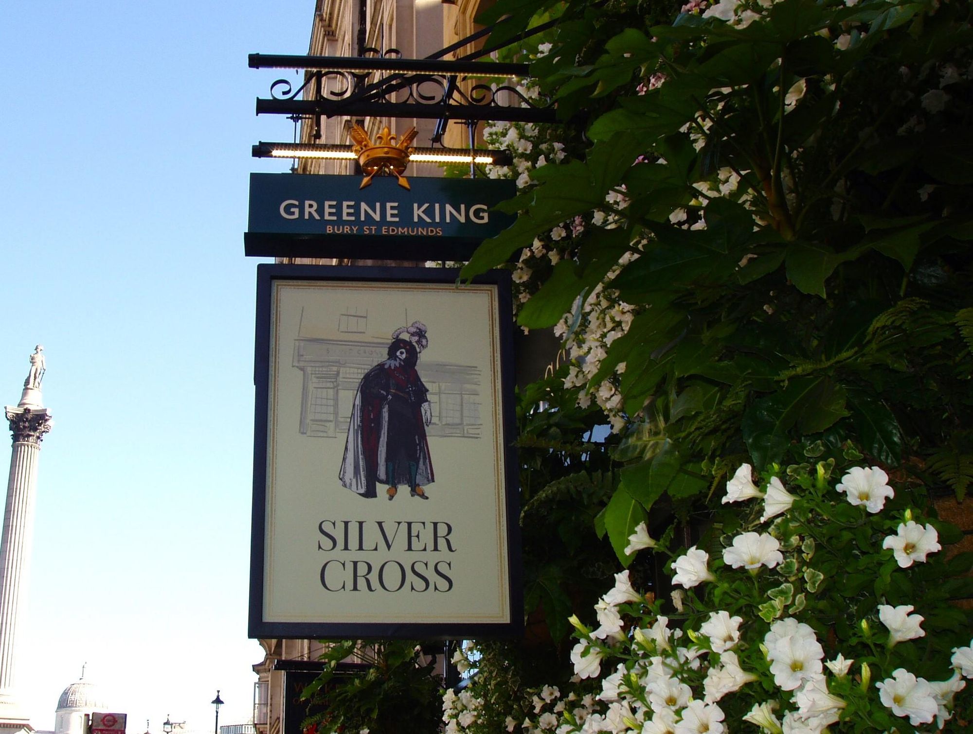 Silver Cross sign Jul 2024. (Pub, External, Sign). Published on 28-07-2024