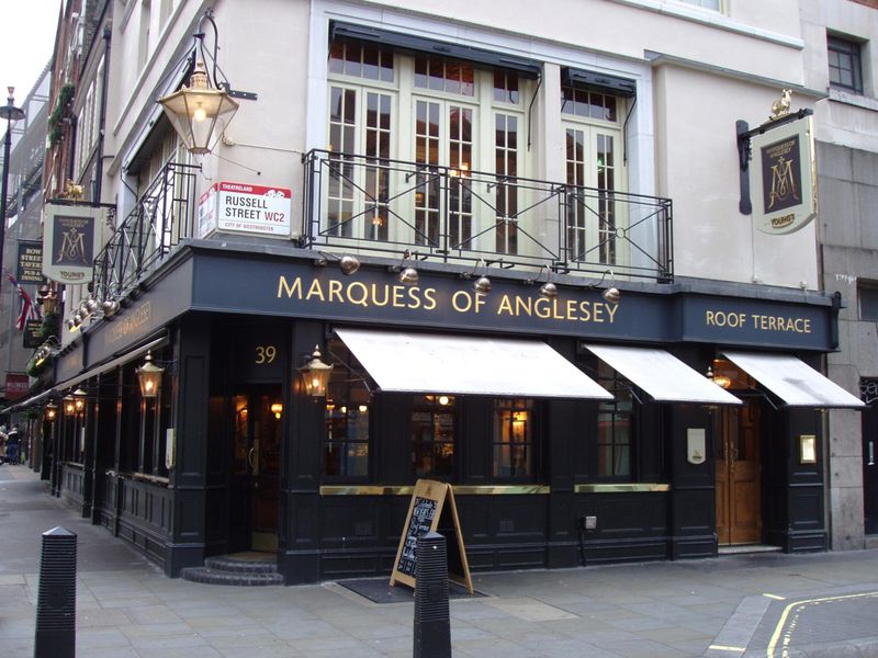 Marquess of Anglesey WC2-1 Dec 2024. (Pub, External, Key). Published on 27-12-2024