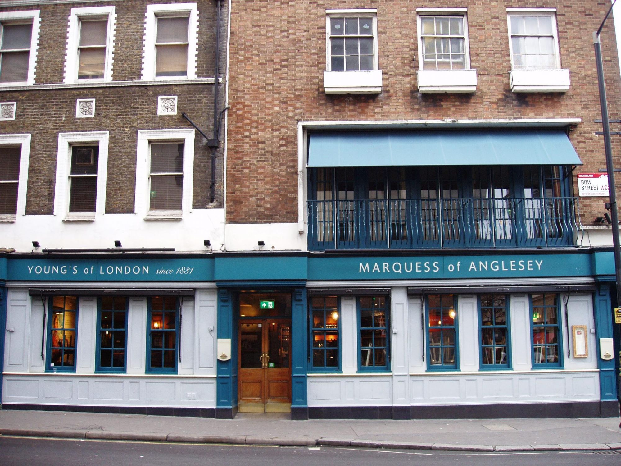 Marquess of Anglesey WC2 Jan 2017. (Pub, External, Key). Published on 08-01-2017