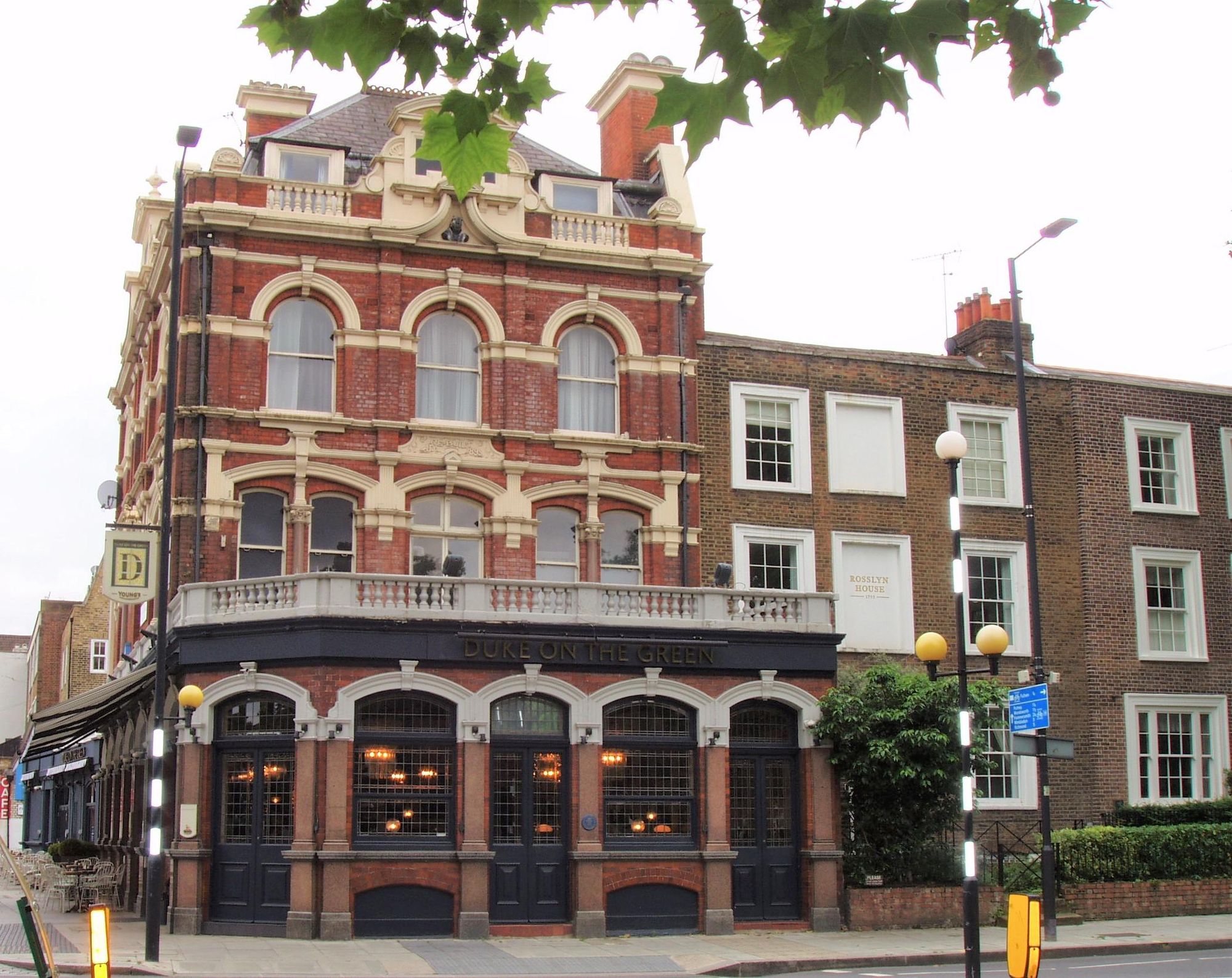 Duke on the Green SW6 July 2021. (Pub, External, Key). Published on 30-06-2021