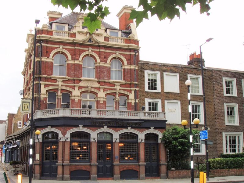 Duke on the Green SW6 July 2021. (Pub, External, Key). Published on 30-06-2021