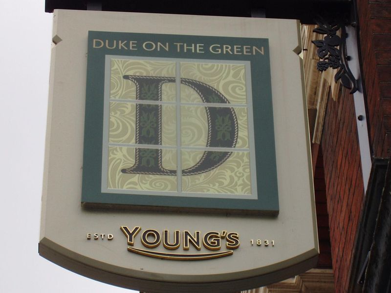 Duke on the Green sign. (Pub, External, Sign). Published on 25-03-2024 