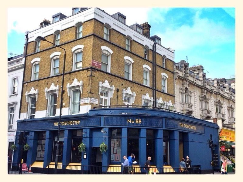 Porchester W2 Aug 2019. (Pub, External, Key). Published on 12-08-2019