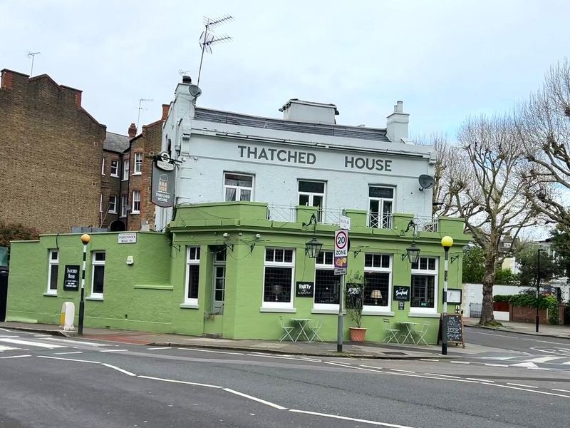 Thatched House April 2024. (Pub, External, Key). Published on 05-04-2024