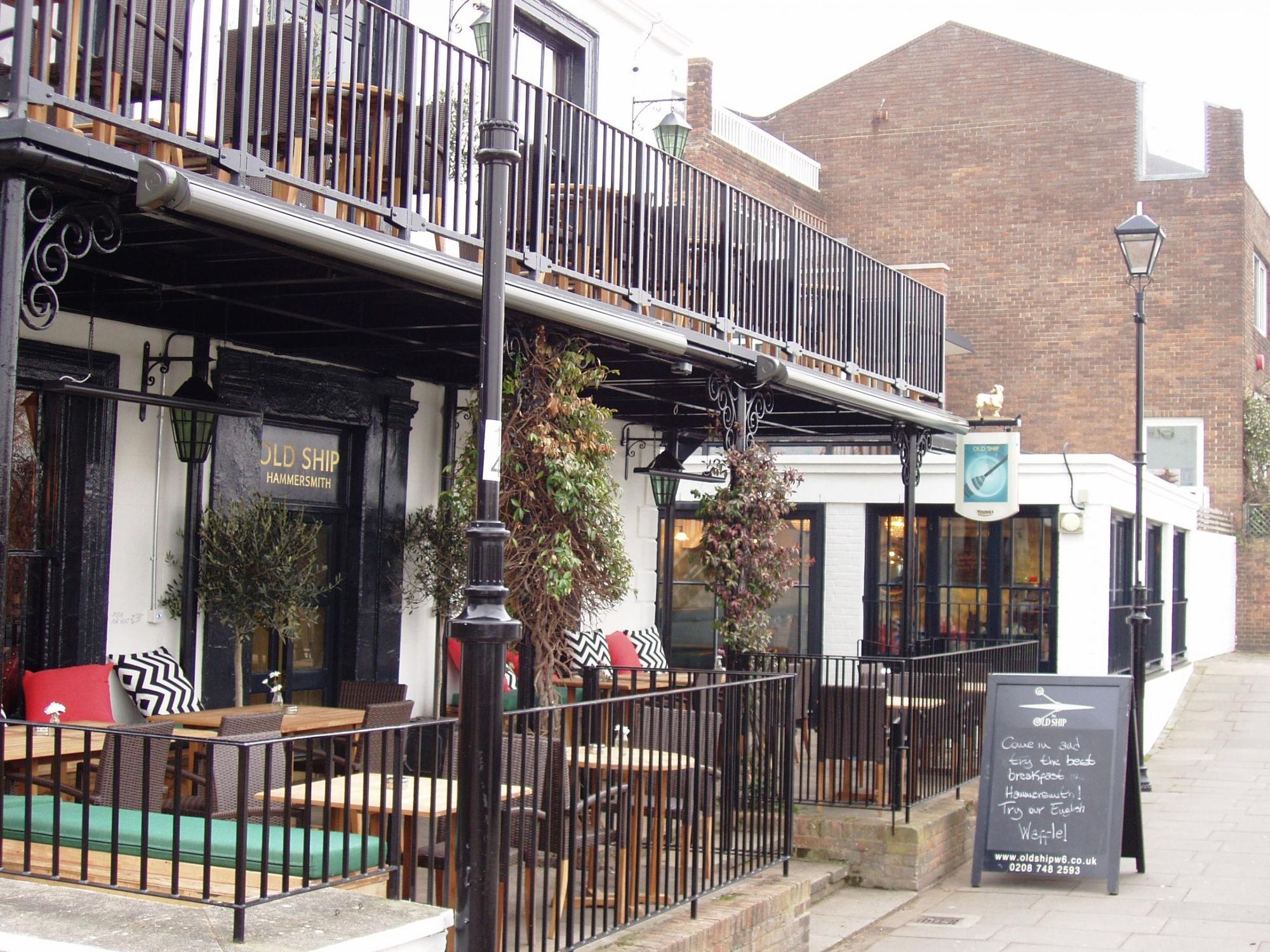 Old Ship W6-2 Feb 2018. (Pub, External). Published on 21-02-2018
