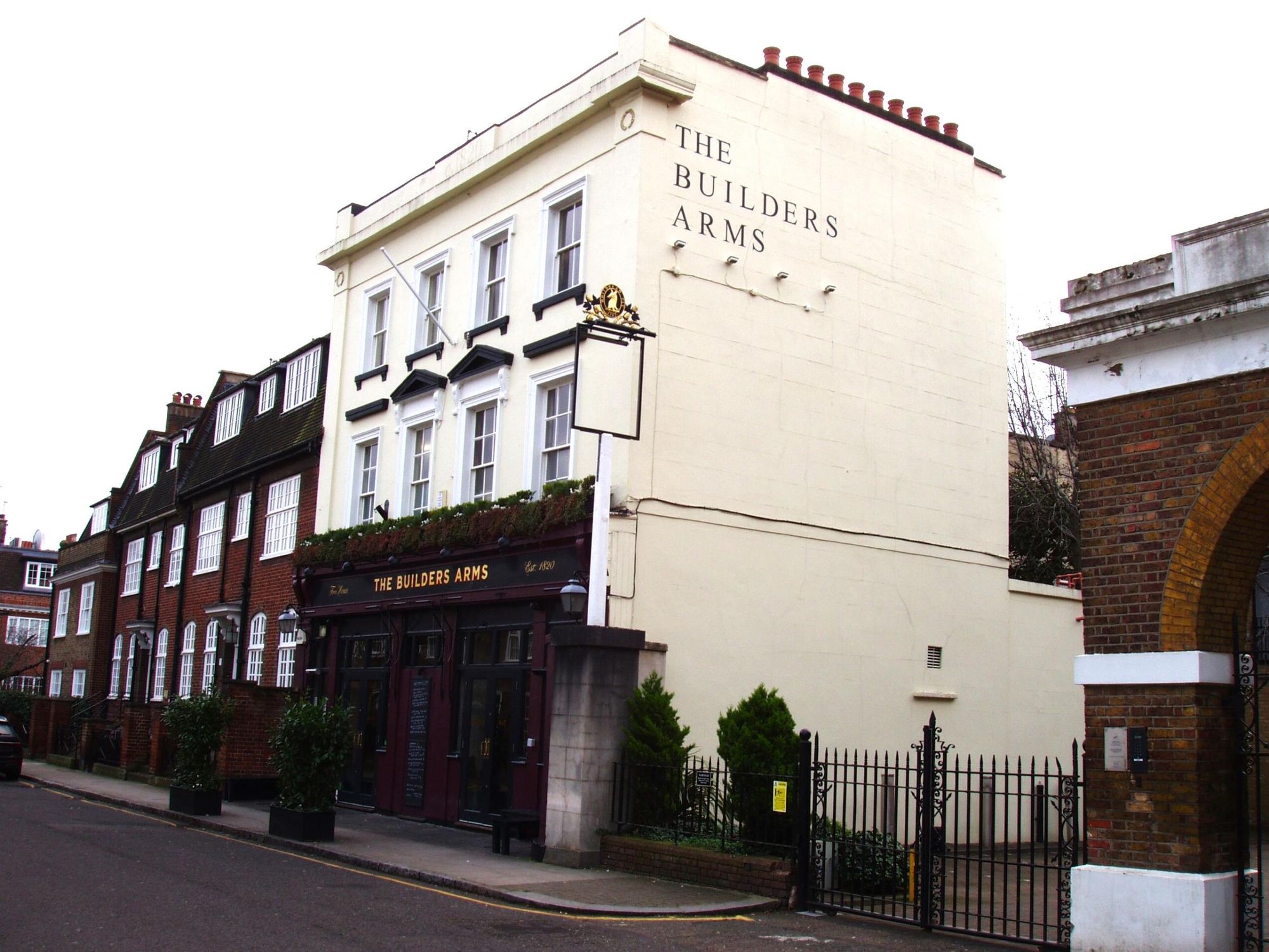 Builders Arms SW3-1 Jan 2024. (Pub, External, Key). Published on 16-01-2024