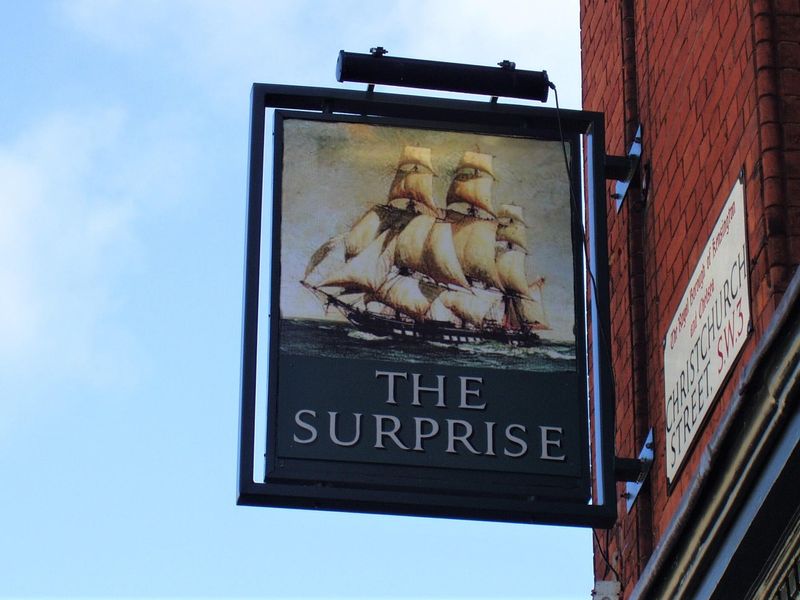 Surprise SW3 sign Nov 2021. (Pub, External, Sign). Published on 21-11-2021 
