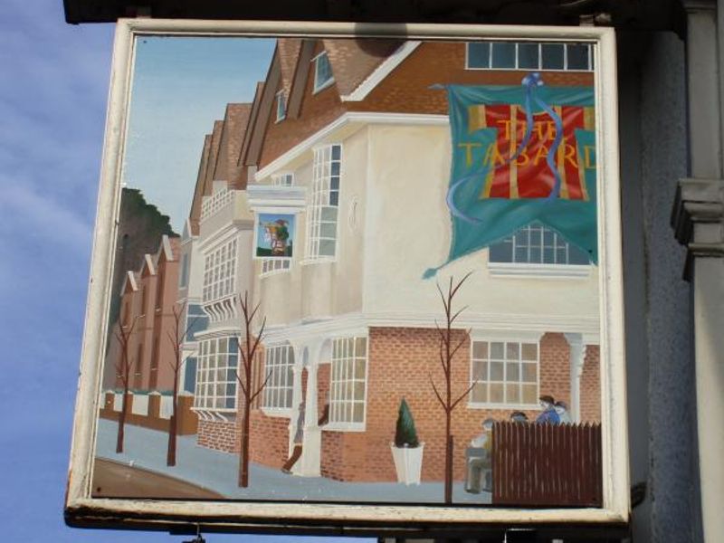 Chiswick, Tabard sign1. (Pub, External, Sign). Published on 07-08-2013 