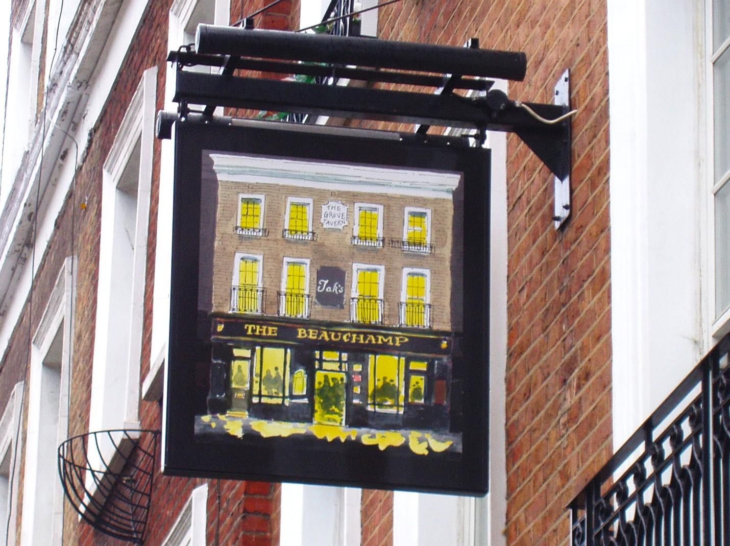 Beauchamp sign. (Pub, Sign). Published on 30-03-2026