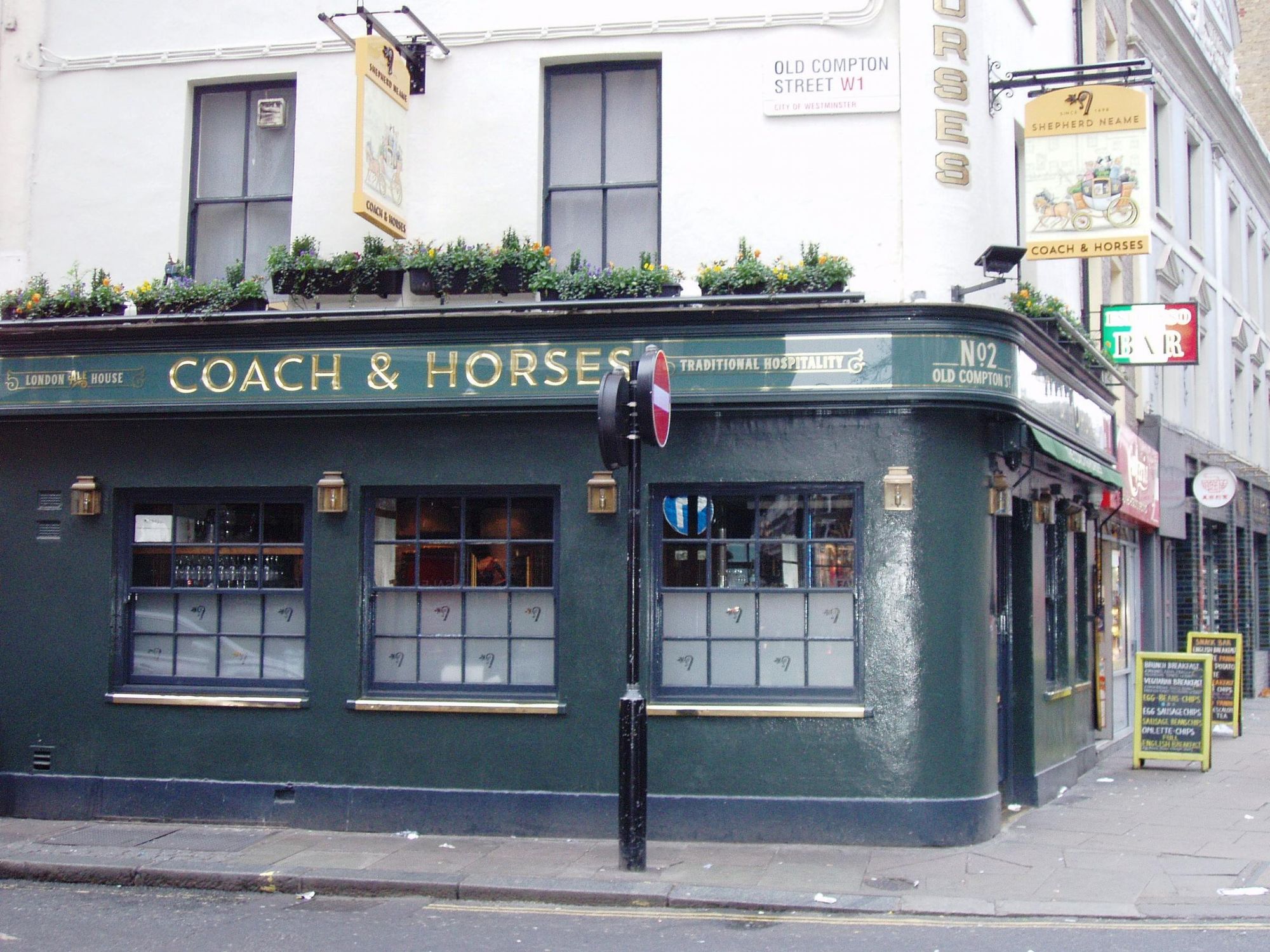 Coach & Horses W1D-2 Jan 2020. (Pub, External). Published on 01-01-2020