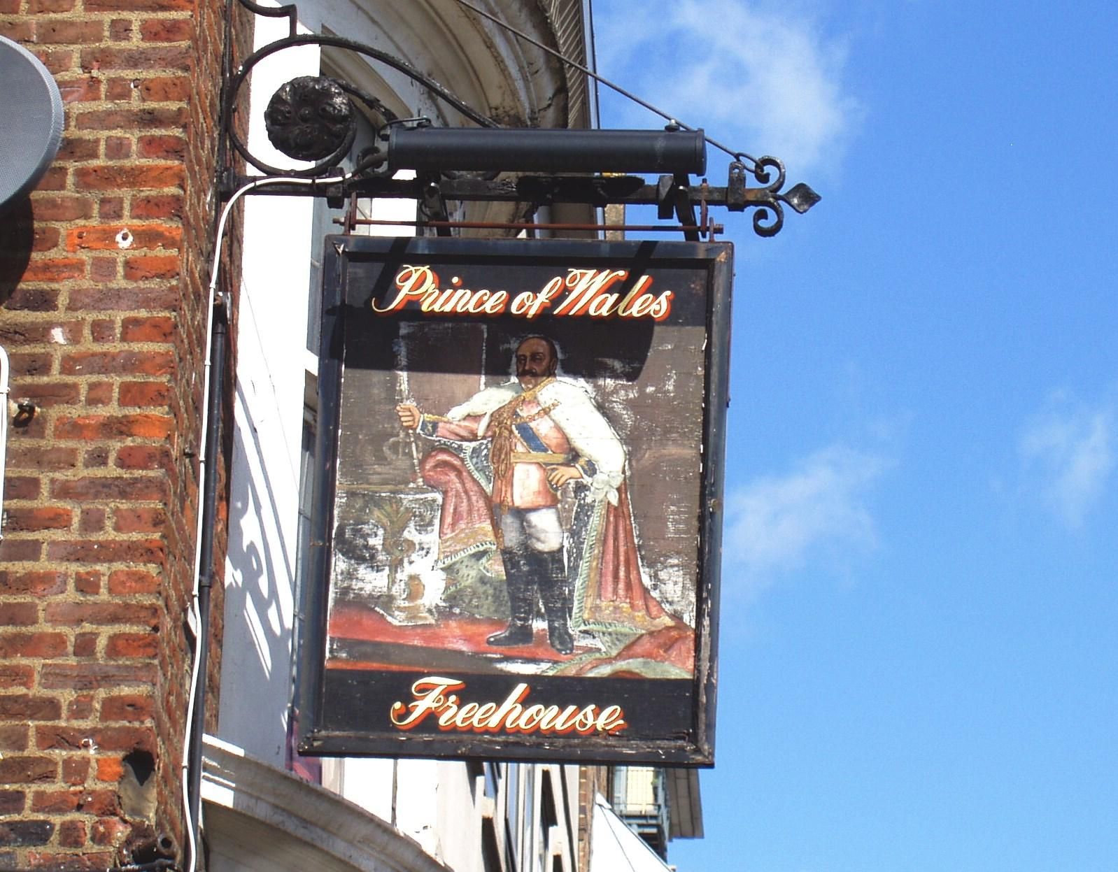 Prince of Wales SW1 sign May 2017. Published on 15-05-2017