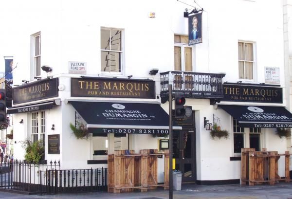 Marquis of Westminster SW1 Aug 2015. (Pub, External, Key). Published on 09-08-2015
