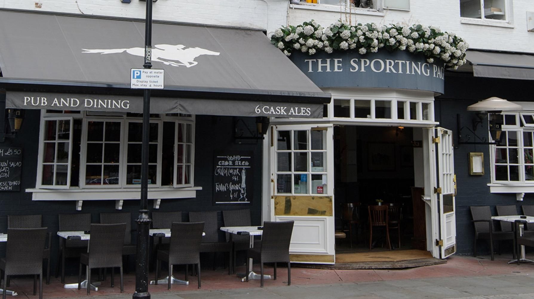 Sporting Page via Market Taverns. (Pub, External, Key). Published on 10-04-2022