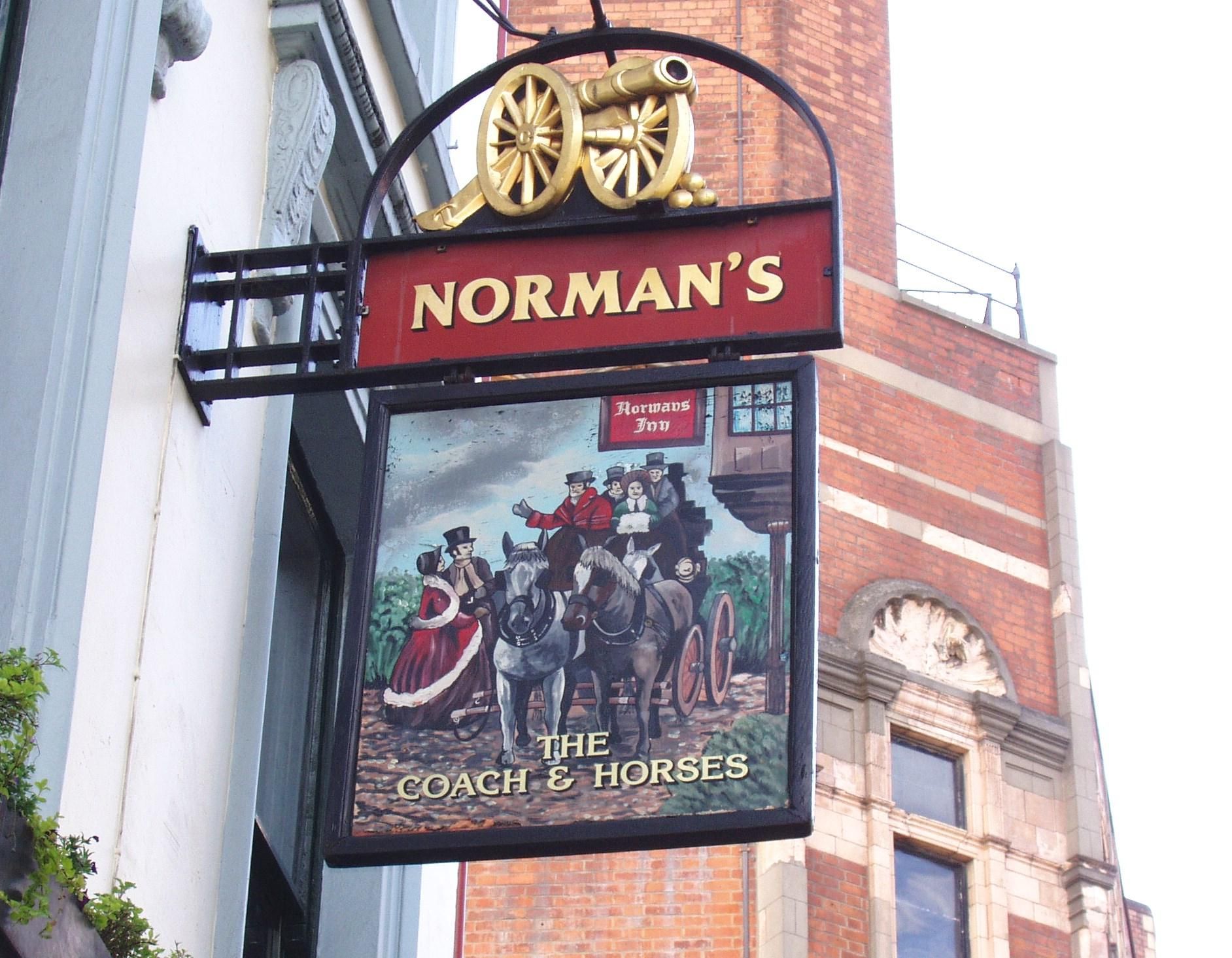 C & H W1 sign May 2017. (Pub, External, Sign). Published on 23-05-2017