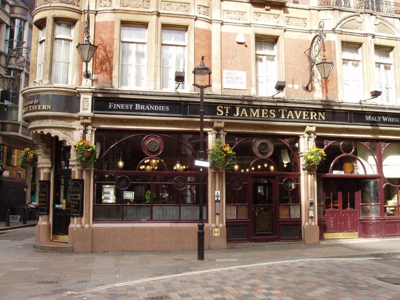 St James Tavern W1-2 May 2017. (Pub, External). Published on 21-05-2017