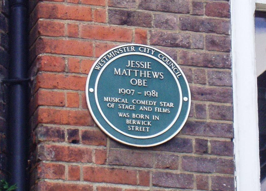 Blue Posts W1F wall plaque June 2017. (Pub, External). Published on 04-06-2017