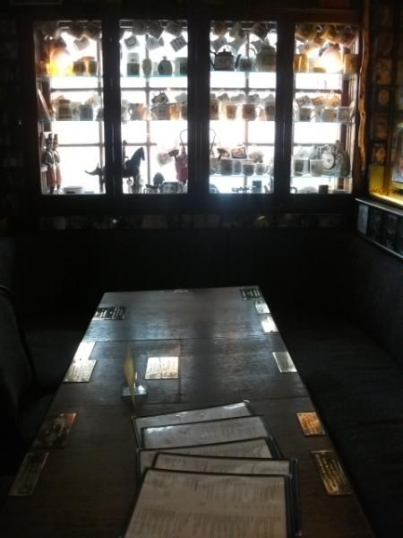 Windsor Castle Interior 01 Moustache Club Table Aug 16 2016. (Pub, Bar). Published on 17-08-2016