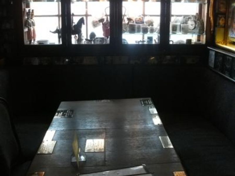 Windsor Castle Interior 01 Moustache Club Table Aug 16 2016. (Pub, Bar). Published on 17-08-2016