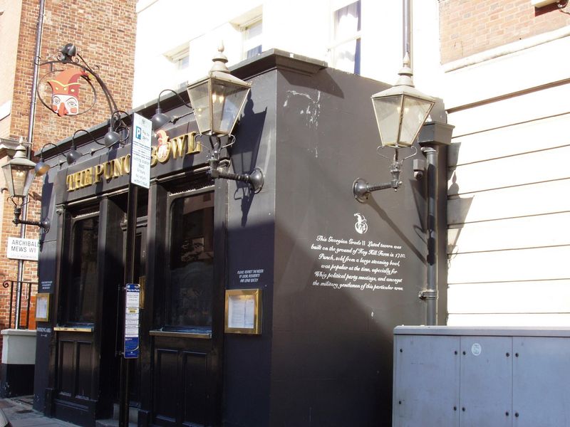 Punchbowl W1 Aug 2017. (Pub, External, Key). Published on 27-08-2017