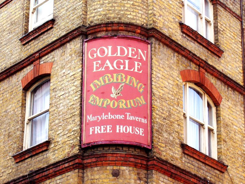 Golden Eagle W1-3 Aug 2017. (Pub, External, Sign). Published on 21-08-2017