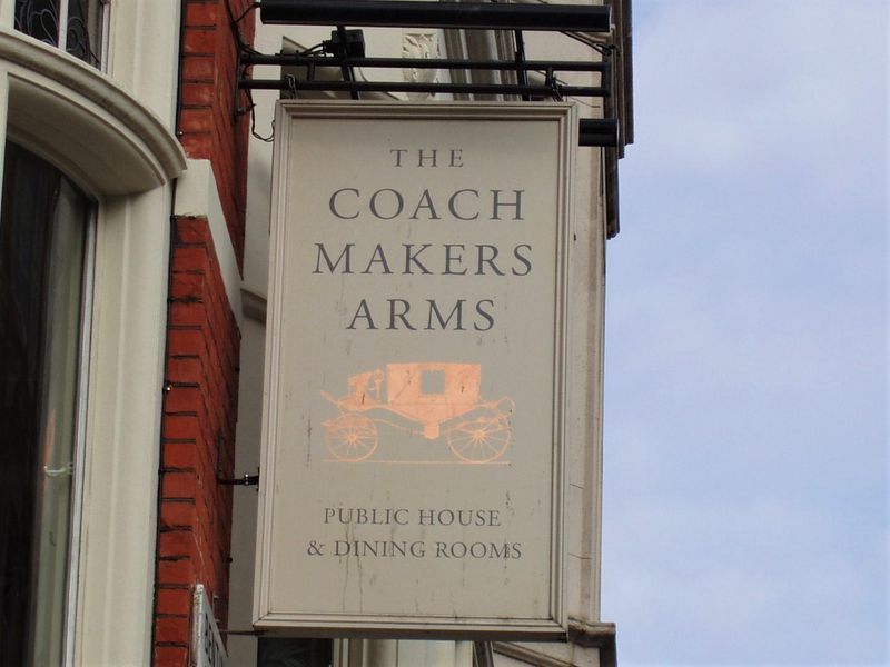 Coachmakers sign Sept 2021. (Pub, External, Sign). Published on 14-09-2021 