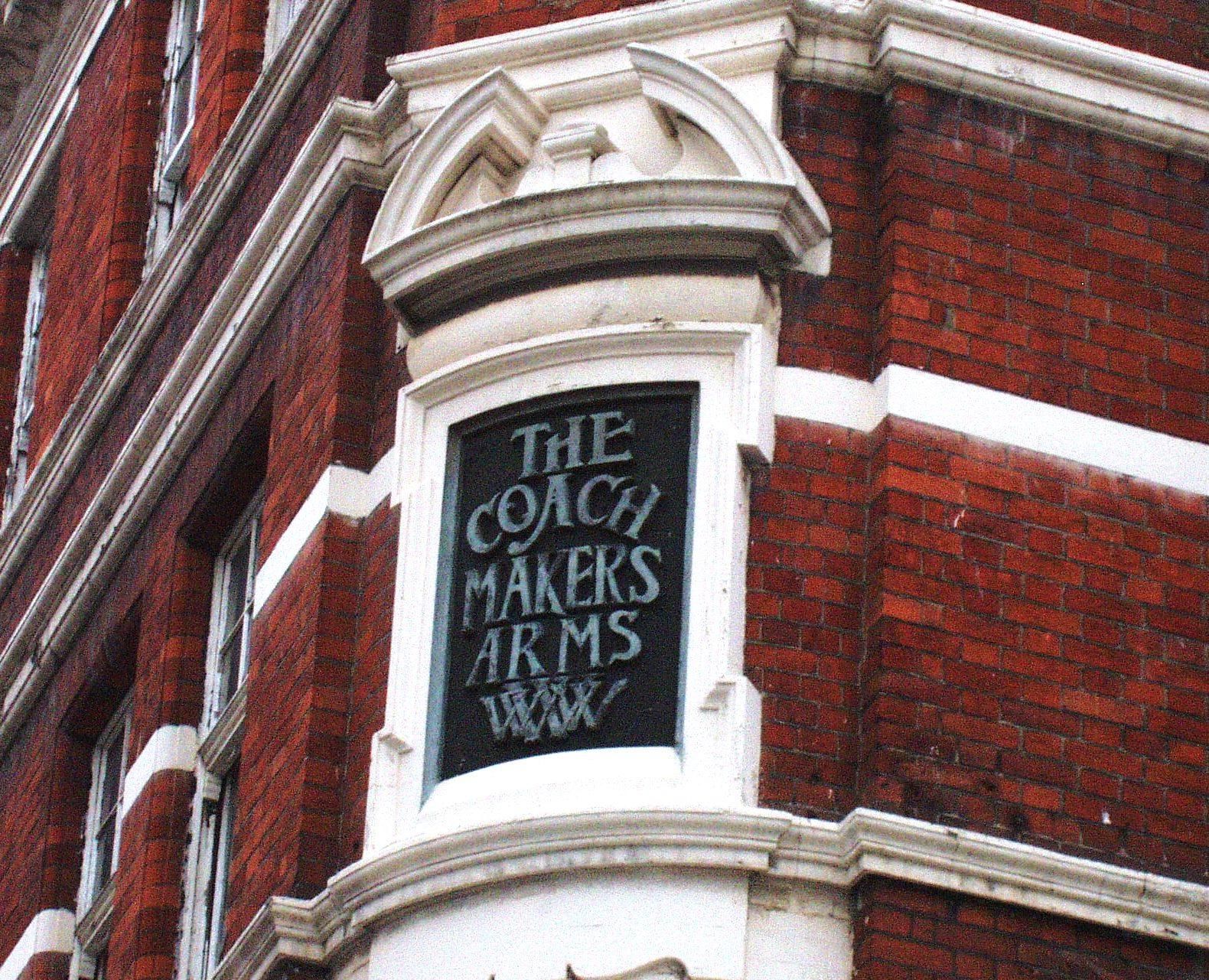 Coach Makers W1 wall plaque May 2017. (Pub, External, Sign). Published on 14-05-2017