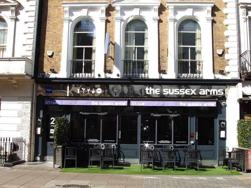 Sussex Arms-1 July 2023. (Pub, External, Key). Published on 02-07-2023