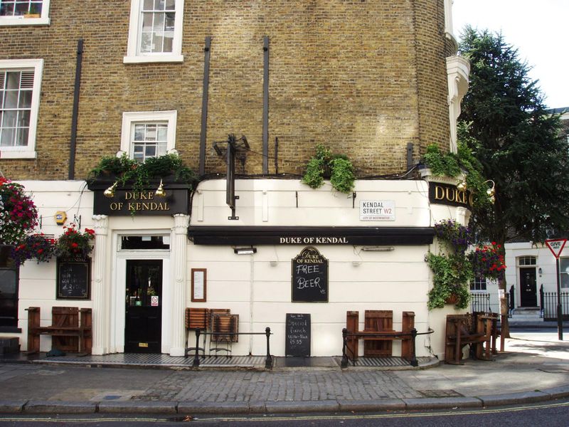Duke of Kendal W2-1 Aug 2017. (Pub, External, Key). Published on 06-08-2017