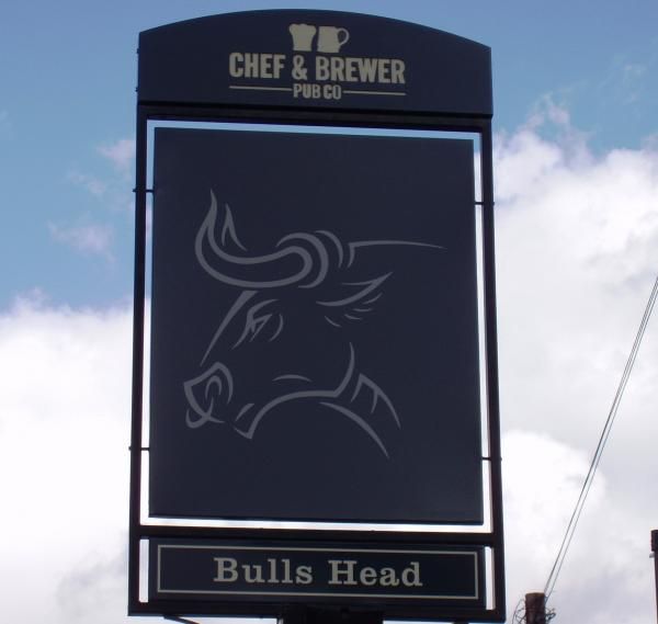 Bulls Head W4 sign. (External, Sign). Published on 22-08-2014