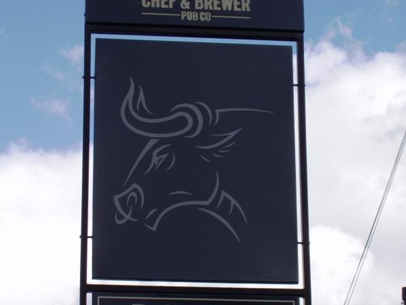 Bulls Head W4 sign. (External, Sign). Published on 22-08-2014 