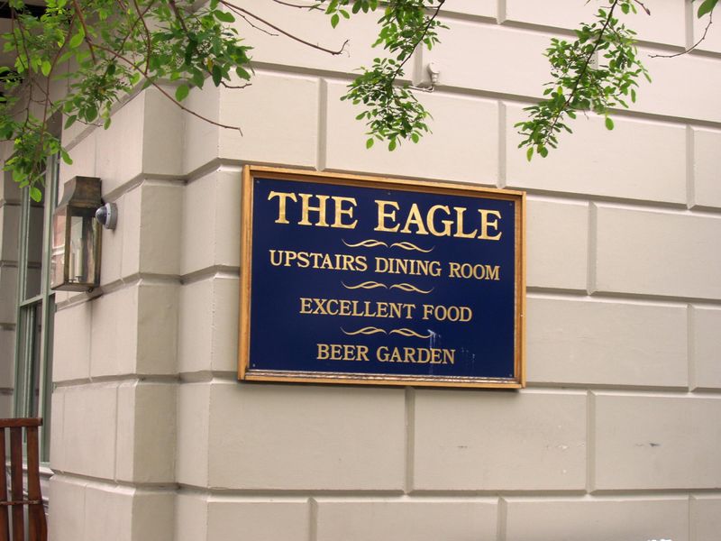 Eagle W9 wall plaque May 2018. (Pub, External, Sign). Published on 13-05-2018