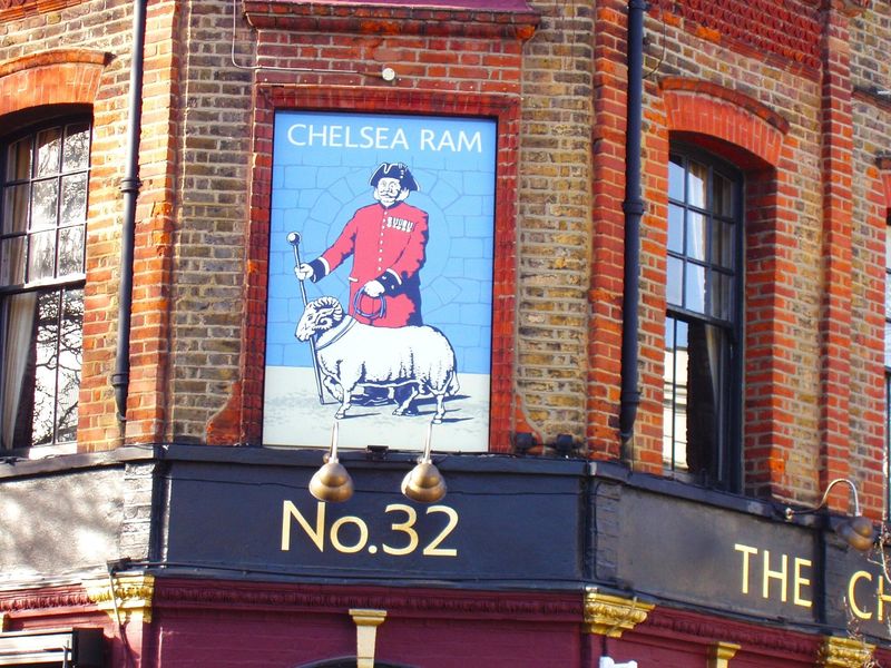 Chelsea Ram-2 Feb 2025. (Pub, External, Sign). Published on 05-02-2025 