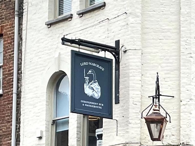 Lord Wargrave sign April 2022. (Pub, External, Sign). Published on 04-04-2022 