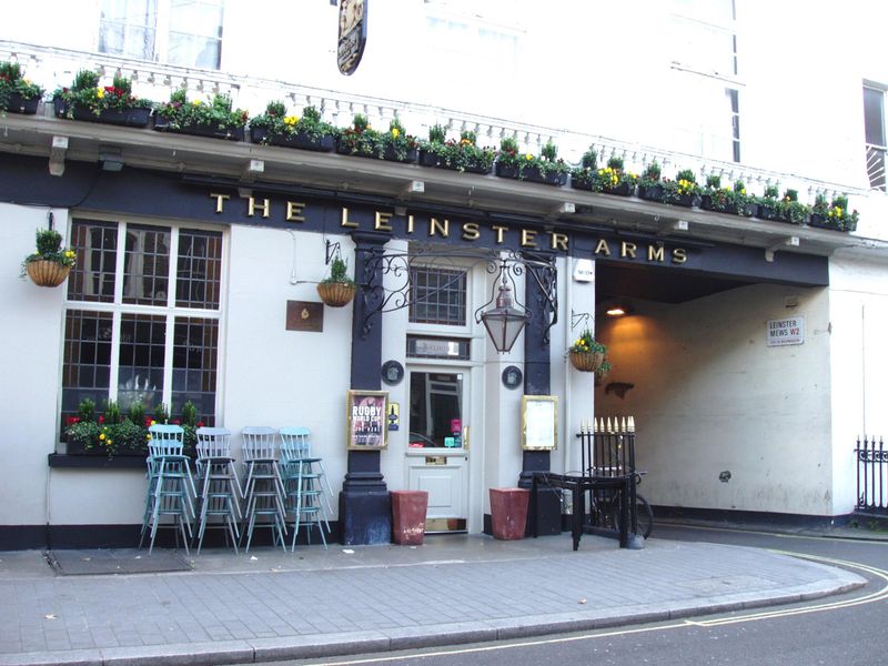 Leinster Arms W2 Feb 2019. (Pub, External, Key). Published on 24-02-2019