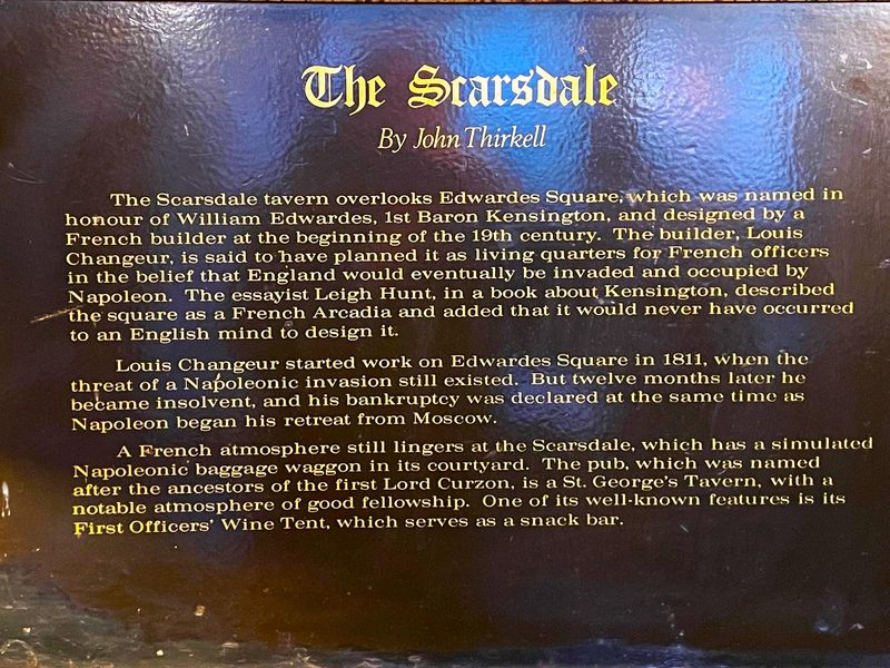 Scarsdale history. (Pub). Published on 28-01-2025