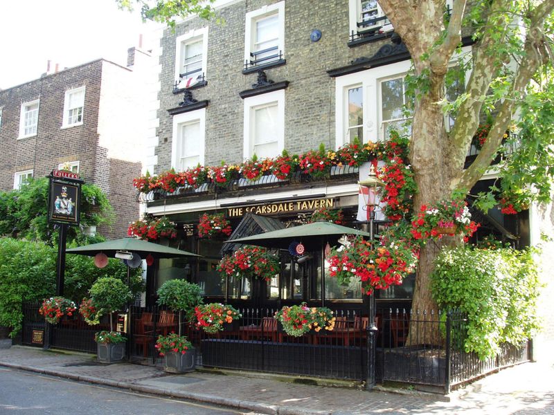 Scarsdale Tavern W8-1 July 2018. (Pub, External, Key). Published on 01-07-2018