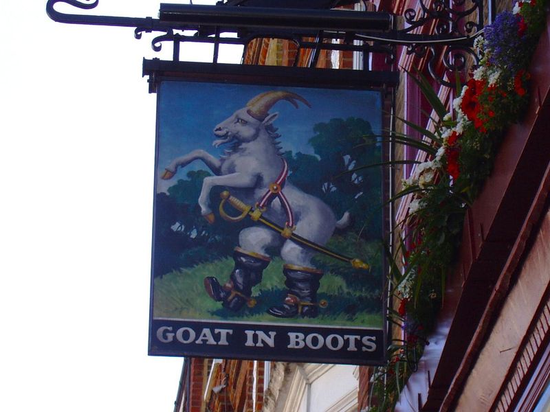 Goat in Boots-3 July 2026. (Pub, External, Sign). Published on 19-07-2026 