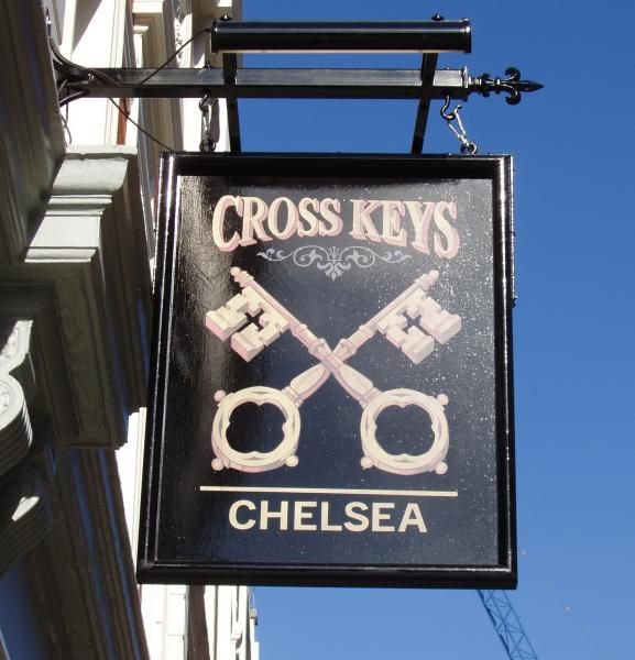 Cross Keys SW3 swingsign. (Pub, External, Sign). Published on 08-03-2015