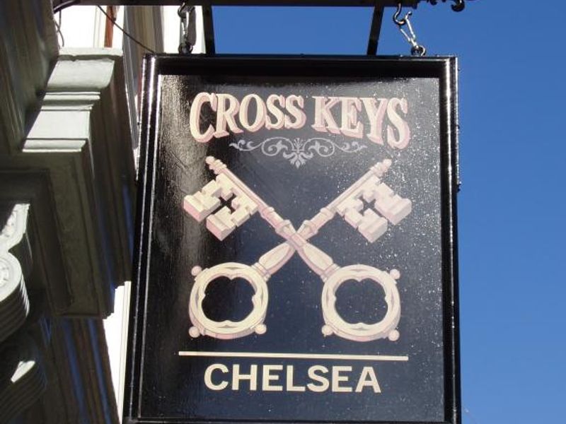 Cross Keys SW3 swingsign. (Pub, External, Sign). Published on 08-03-2015 