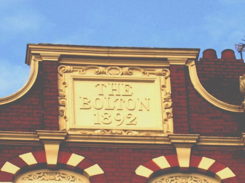 Bolton SW10 wall sign. (Pub, External). Published on 20-09-2017