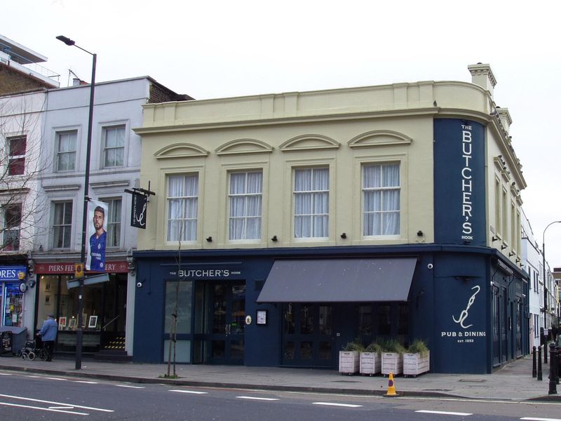 Butchers Hook SW6 Jan 2020. (Pub, External, Key). Published on 05-01-2020