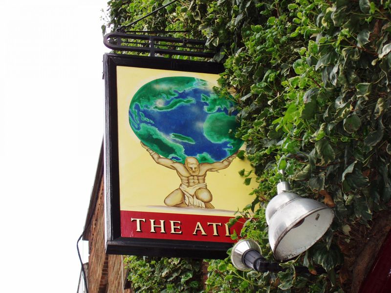 Atlas sign. (Pub, External, Sign). Published on 01-04-2017 
