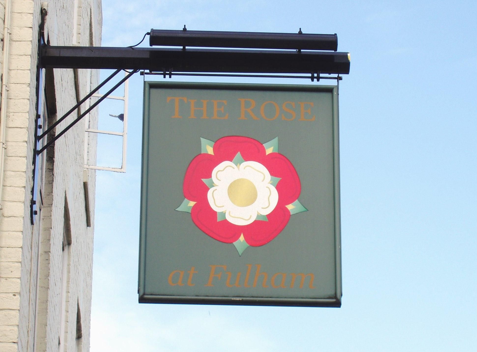 Rose SW6-3 July 2017. (Pub, External, Sign). Published on 09-07-2017