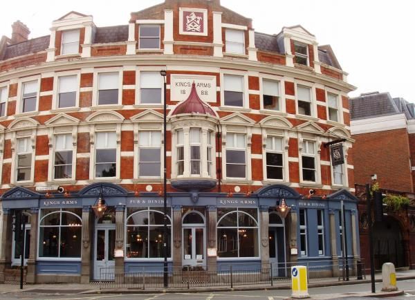 Kings Arms SW6 Sep 2016. (Pub, External, Key). Published on 04-09-2016